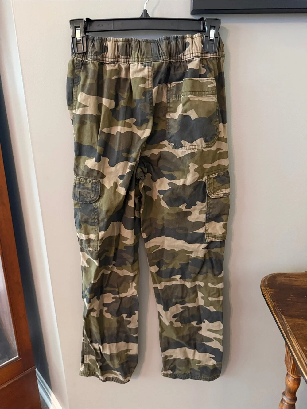 Place Boy’s Camouflage Cargo Pants - Olive & Tan. Size 12